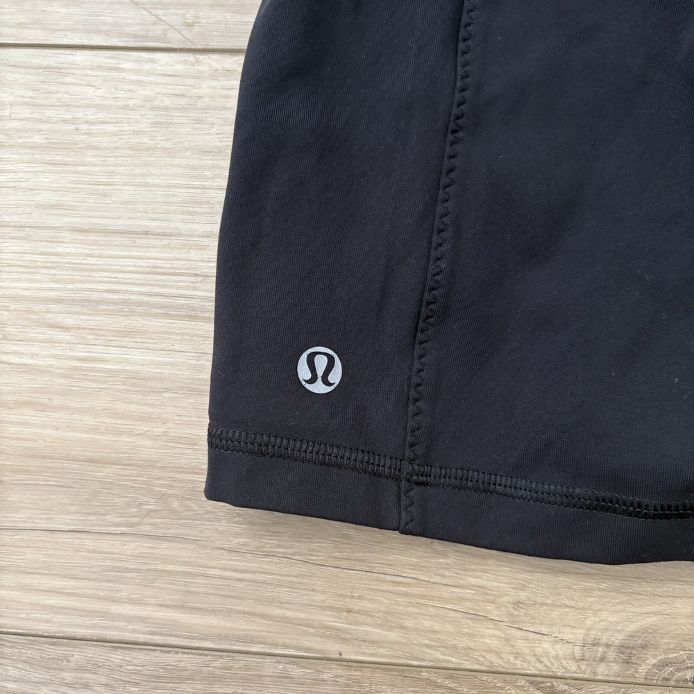 Lululemon Groove shorts Womens 4 Black pink waist pockets zip pocket‎ drawcord - Picture 4 of 5
